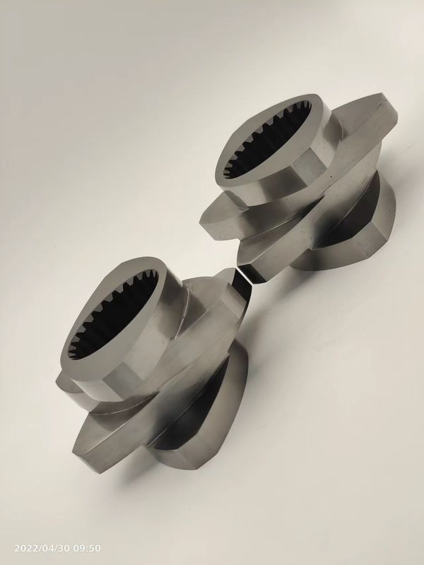 مقاومة للتآكل عناصر محرك طحن مزدوجة المسمار 12mm 600rpm شبكة الكتلة مقاومة للارتداء