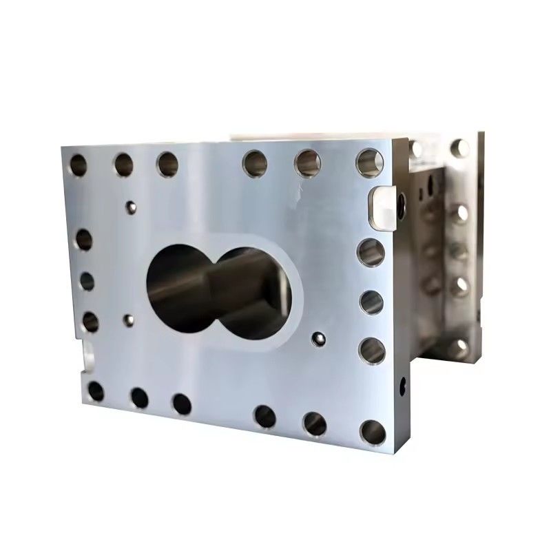 الموازية مزدوجة المسمار البلاستيكية المنسحجة عالية مقاومة للارتداء ومقاومة للتآكل عناصر المسمار والبرميل مخصصة