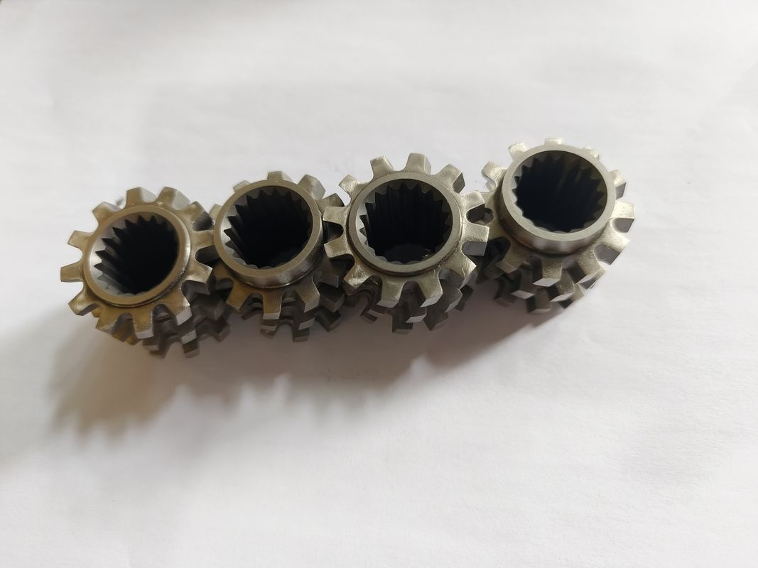 منطقة خلط TME ذات اللون المعدني عناصر محرك طحن مزدوجة المسامير لتطبيق محرك طحن 65 ملم