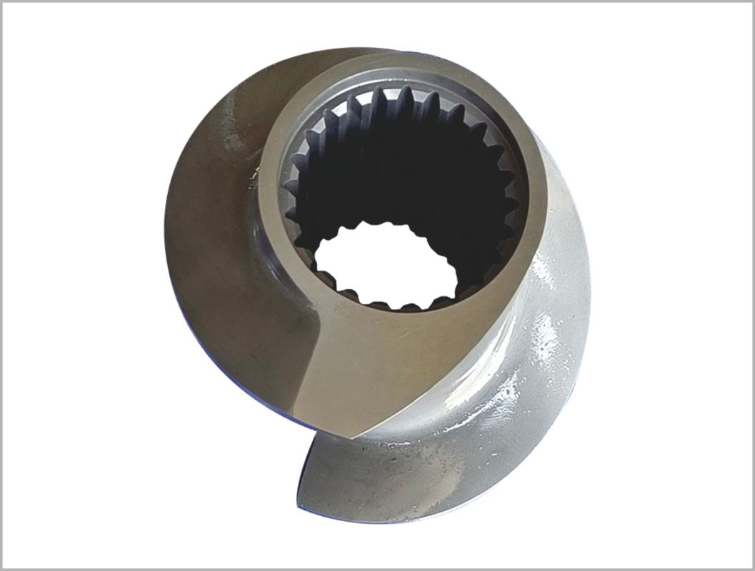 عناصر المسمار 112mm Extruder 6542 المواد للغذاء الكبير / الوجبات الخفيفة Extruder Zsk عنصر المسمار اسم المنتج:112mm Extruder عناصر المسمار 6542 المواد