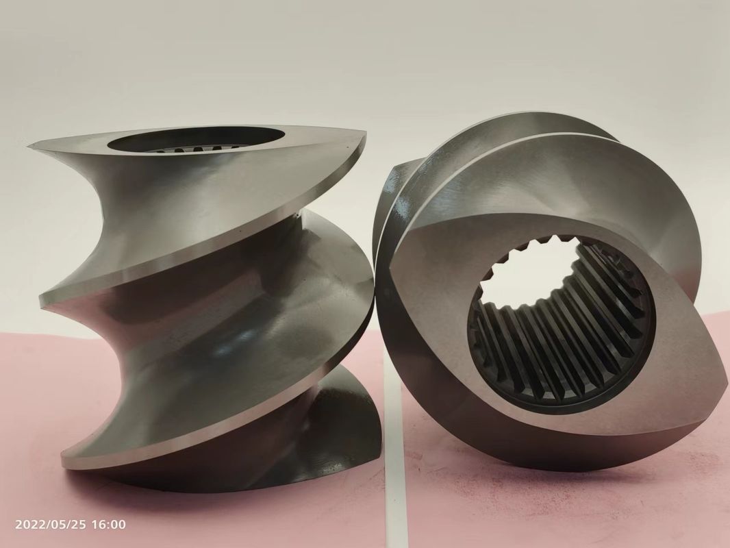 OD 50.5mm المعدن لون الجمال Extruder عناصر المسمار للآلات البلاستيكية