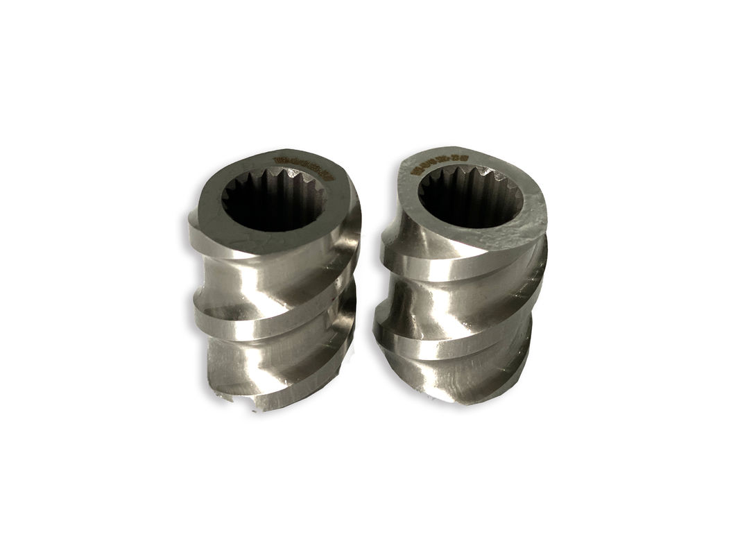 آلة البلاستيك 58mm ثنائي المسمار محطم مستطيل خيوط محطم عناصر المسمار مع M 1