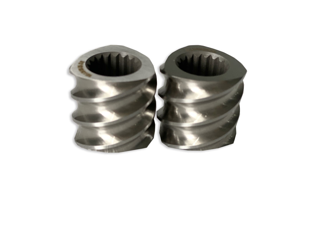 آلة البلاستيك 58mm ثنائي المسمار محطم مستطيل خيوط محطم عناصر المسمار مع M 1