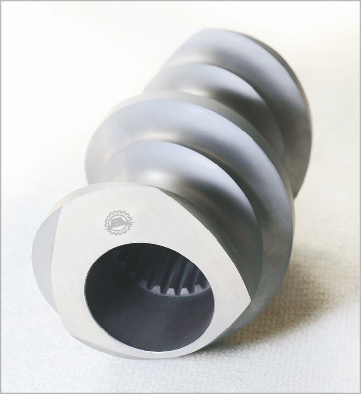 OD 50.5mm المعدن لون الجمال Extruder عناصر المسمار للآلات البلاستيكية