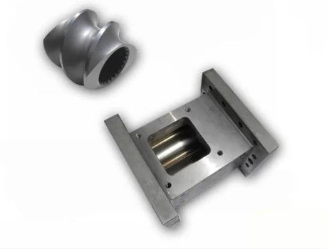 البراميل المقاومة للاستعمال في اللون المعدني لـ PP PVC PA PE Twin Screw Extruder Hot Sellin