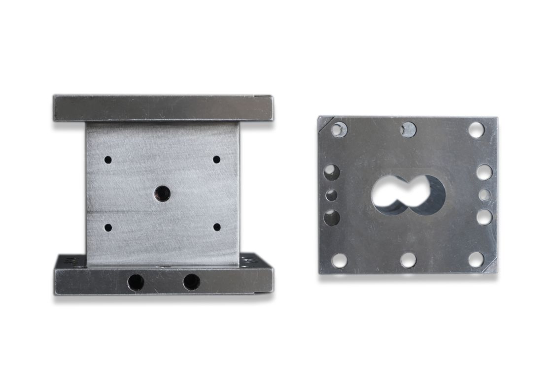 عناصر المسمار PP PE POM PVC PET للآلات البلاستيكية ذات المسمارين المزدوجة