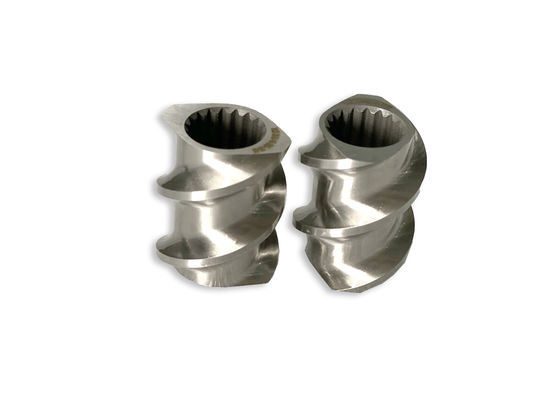 آلة البلاستيك 58mm ثنائي المسمار محطم مستطيل خيوط محطم عناصر المسمار مع M 1