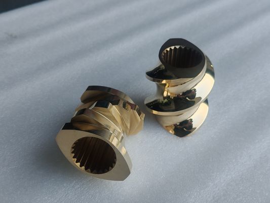 STS 50 أسطوانة آلة البثق اللولبي المزدوج البلاستيكية مع أسطوانة مفتوحة لنظام التبريد