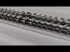 ميني البلاستيك ثنائي المسمار عنصر المسمار الجانبي تغذية البرميل عمود للطاحونة 58mm