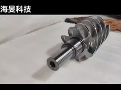 38CrMoAlA/W6Mo5Cr4V2/Cr26MoV عناصر المسمار المخصصة من محرك طحن مزدوج المسمار بدقة